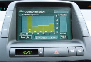 Consommation Toyota Prius 5 premières minutes
