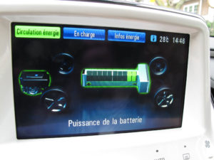 Flux énergie console Chevrolet Volt