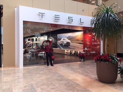 Galerie de Tesla à Scottsdale en Arizona.