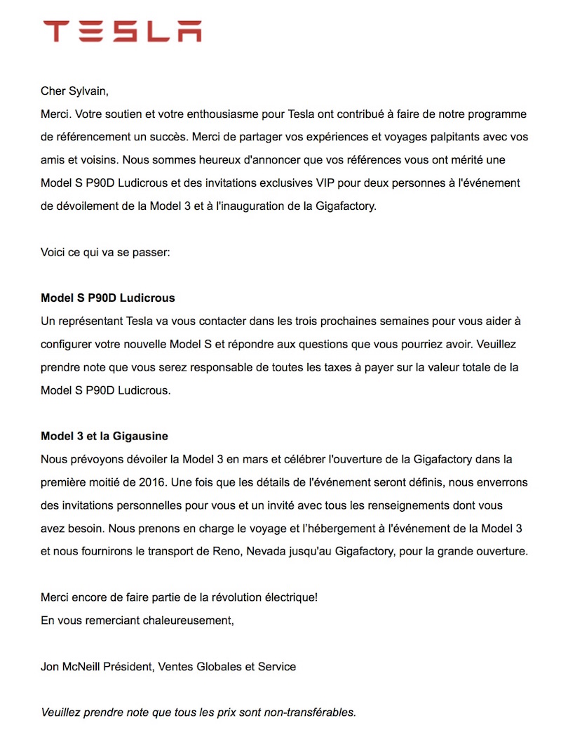 Lettre officielle Francais - JPEG
