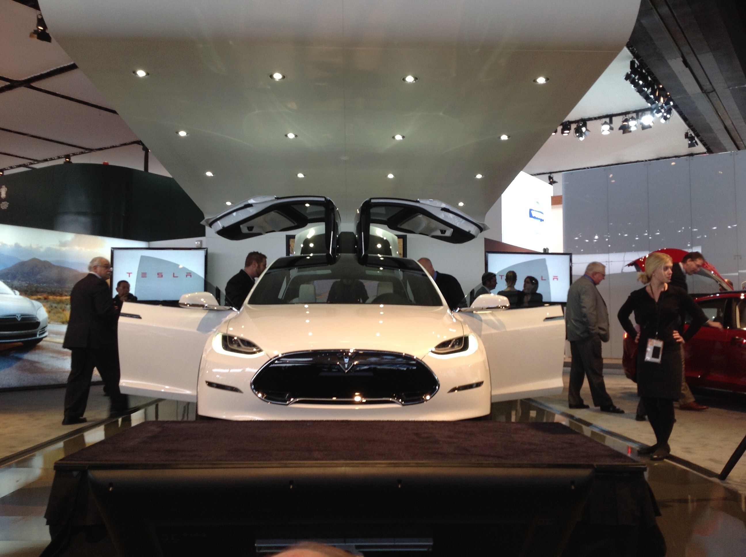 Tesla au Salon de l’Auto de Detroit 2013