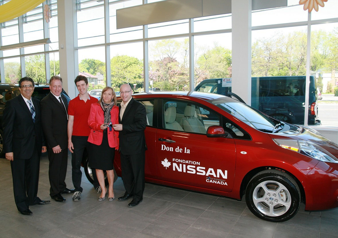 La Fondation Nissan Canada Électrise Jeunesse au Soleil Avec le Don d’une Nissan LEAF