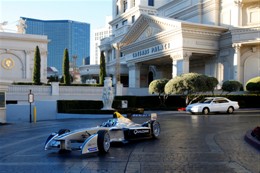 Formula E: 1er roulage officiel devant le public de Las Vegas
