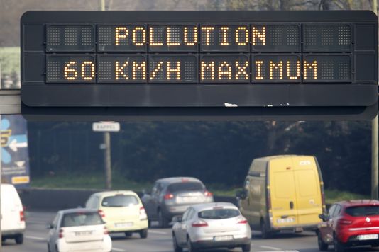 Limite de vitesse pour cause de pollution