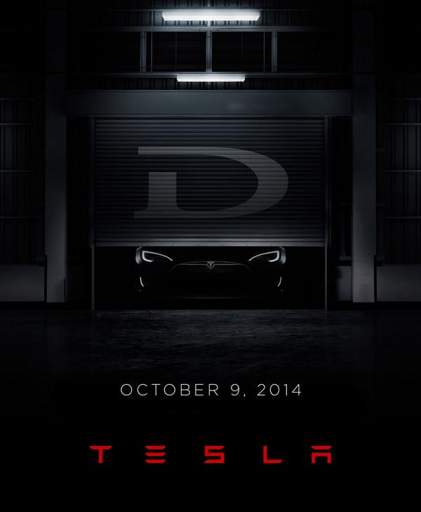 Annonce d’une Tesla Model S avec traction intégrale le 9 octobre?