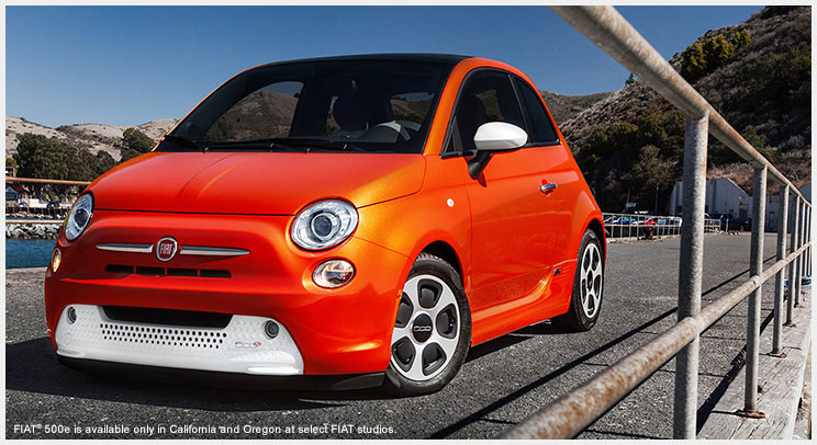 En Californie : des Fiat 500e en location à moins de 83 $ par mois!!