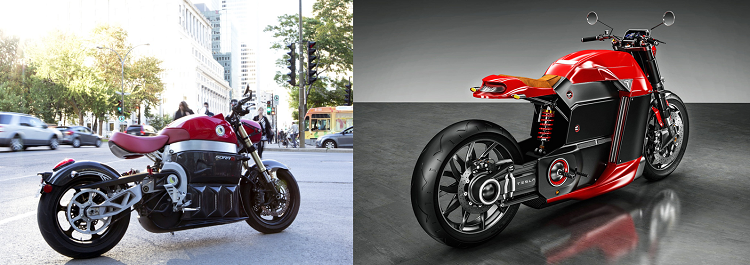 Concept de motocyclette Tesla : une copie presque conforme de la SORA!!