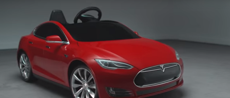 Une Tesla Model S pour vos enfants!
