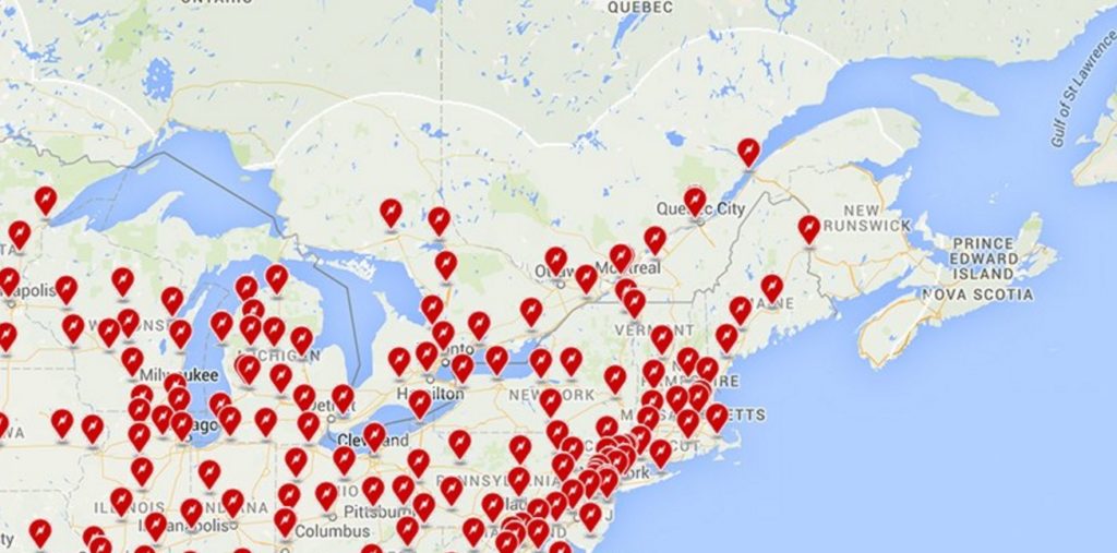 Des Superchargers à Magog au printemps prochain! Roulez Électrique