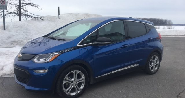 Écoconduite en Chevrolet Bolt EV l’hiver: 413,2 km d’autonomie