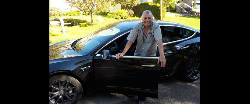 Des nouvelles de la Tesla 3 de mon fils