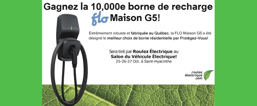 10 000e borne FLO G5: gagnez votre borne !