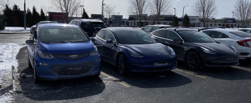 RÉSULTATS DU MATCH COMPARATIF Montréal-Québec-Montréal en Bolt, Tesla 3 SR et Tesla 3 AWD LR