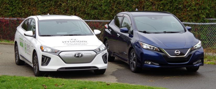 Hyundai Ioniq électrique vs Nissan Leaf