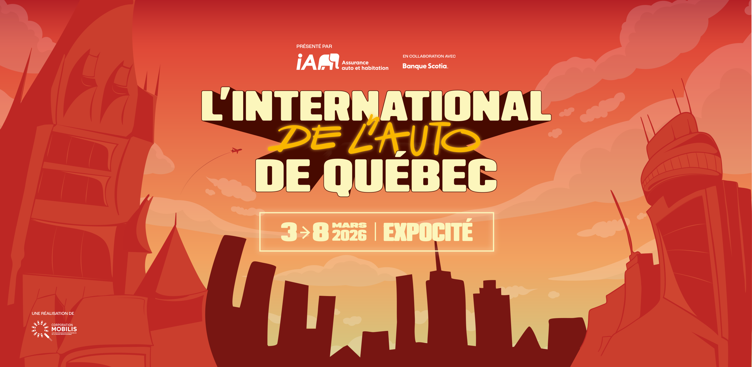Bannière International de l'auto de Québec