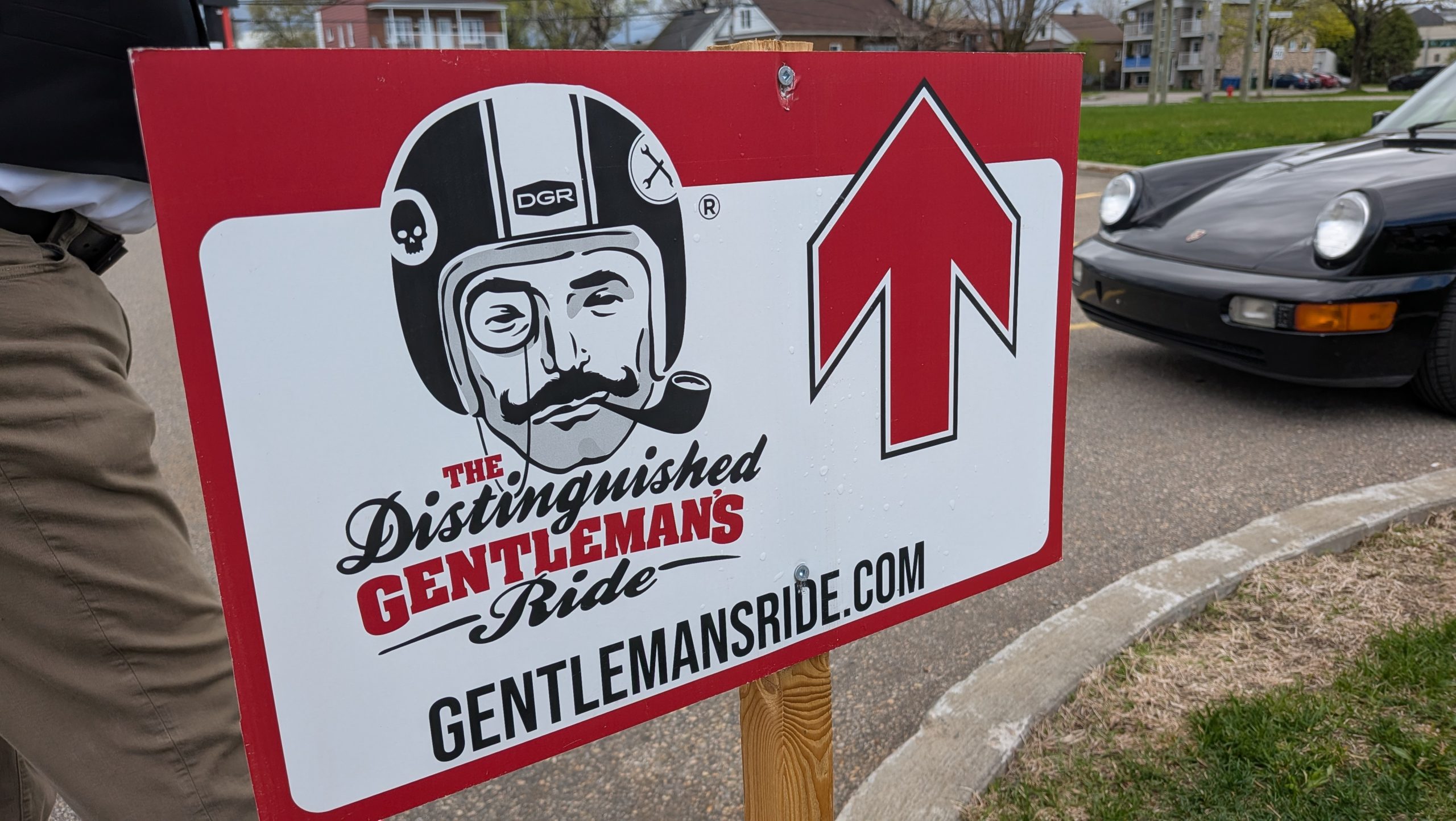 Affiche du rassemblement du Distinguished Gentlemen's ride de Québec